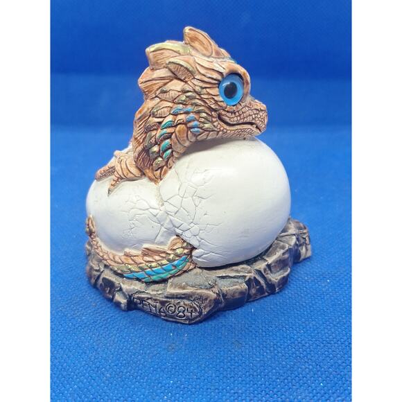 Windstone Editions Hatching Dragon Figurine by M. Peña ©1984 – Near Mint - Picture 3 of 7